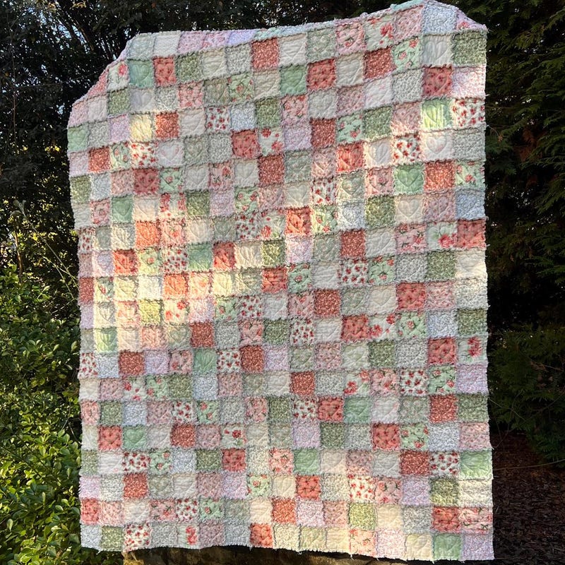 Reversable Rag Quilt Pattern Rag Quilt Kits for Queen - Etsy