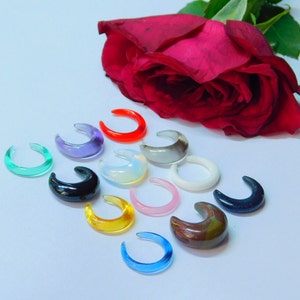 Colourful Pinchers, Septum, Tusk, Handmde Gauges, Septum Spike, Nose & Ear, Size 3MM. to 8MM. and Custom Size Available