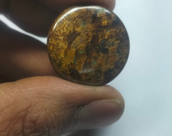Red Brecciated Stone Plugs: Natural Double Flare Gauges