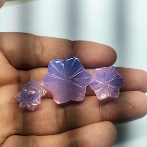 Rzeźbione podwójne zatyczki do butów OpalitePlug w kolorze lawendowym (para)