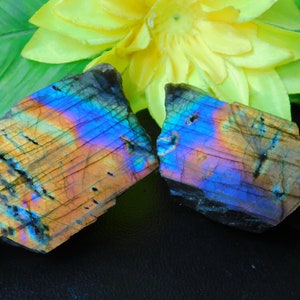 Labradorite Slab,   Raw High Flash Specimen, Raw Labradorite free shape, Rough Labradorite
