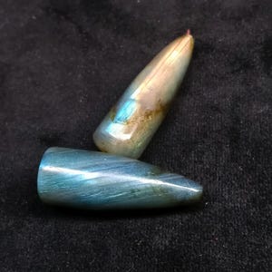 Labradorite Taper Single Flash Stone Plugs Ear Stretching Kit Expander for Stretched Ears Body Jewelry single or pair