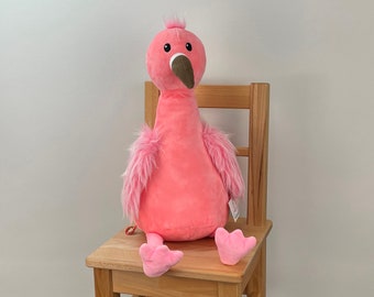 Flamingo personalisiert mit Stickerei