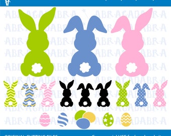 Download Bunny Silhouette Svg Etsy