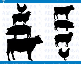 Download Farm Animals Svg Etsy