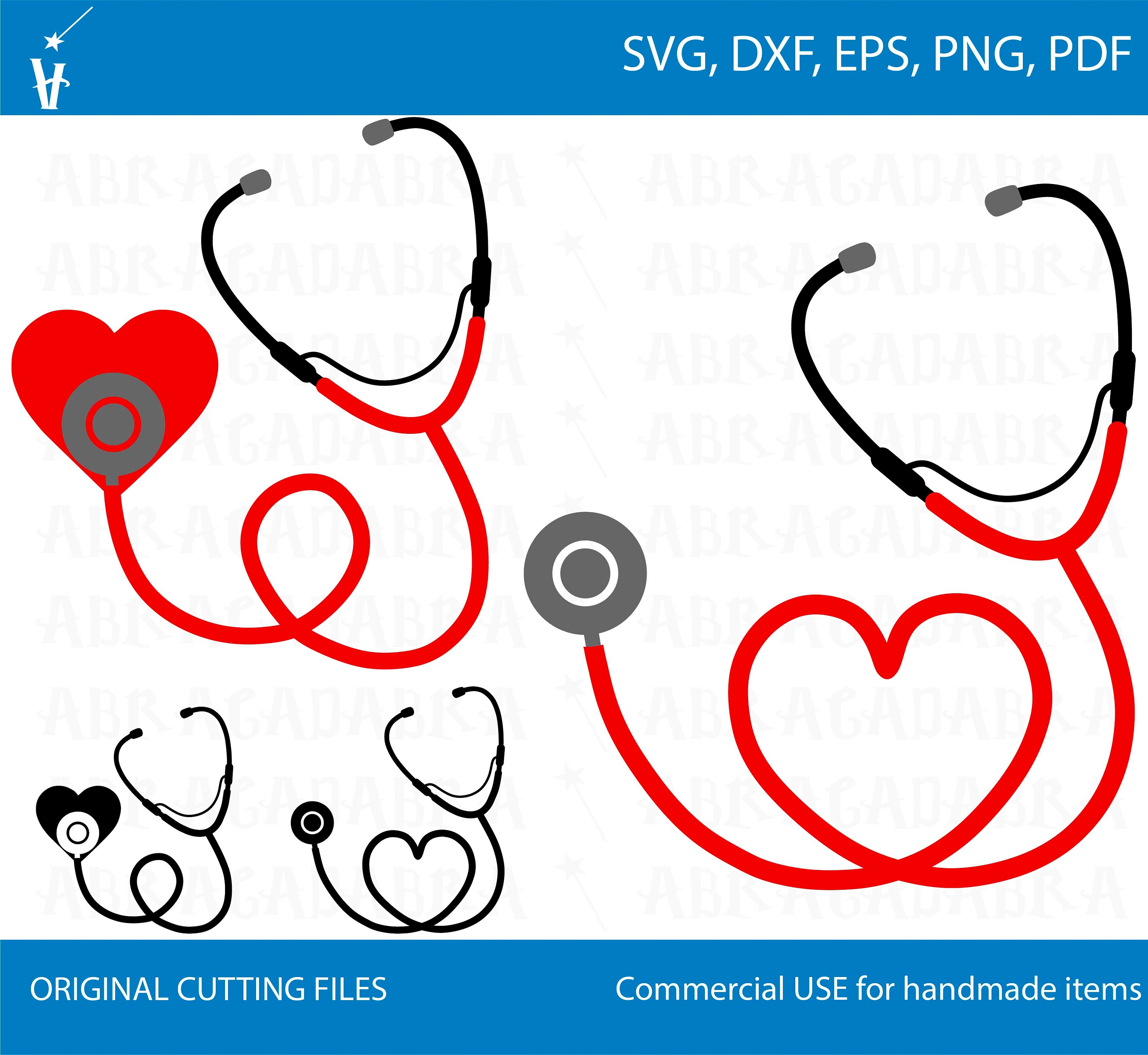 Download Stethoscope Svg Nurse Svg Heart Svg Stethoscope Clipart Etsy