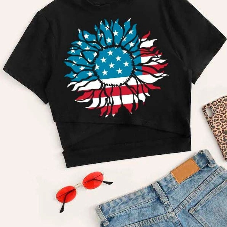 Free Free 317 Sunflower 4Th Of July Svg SVG PNG EPS DXF File