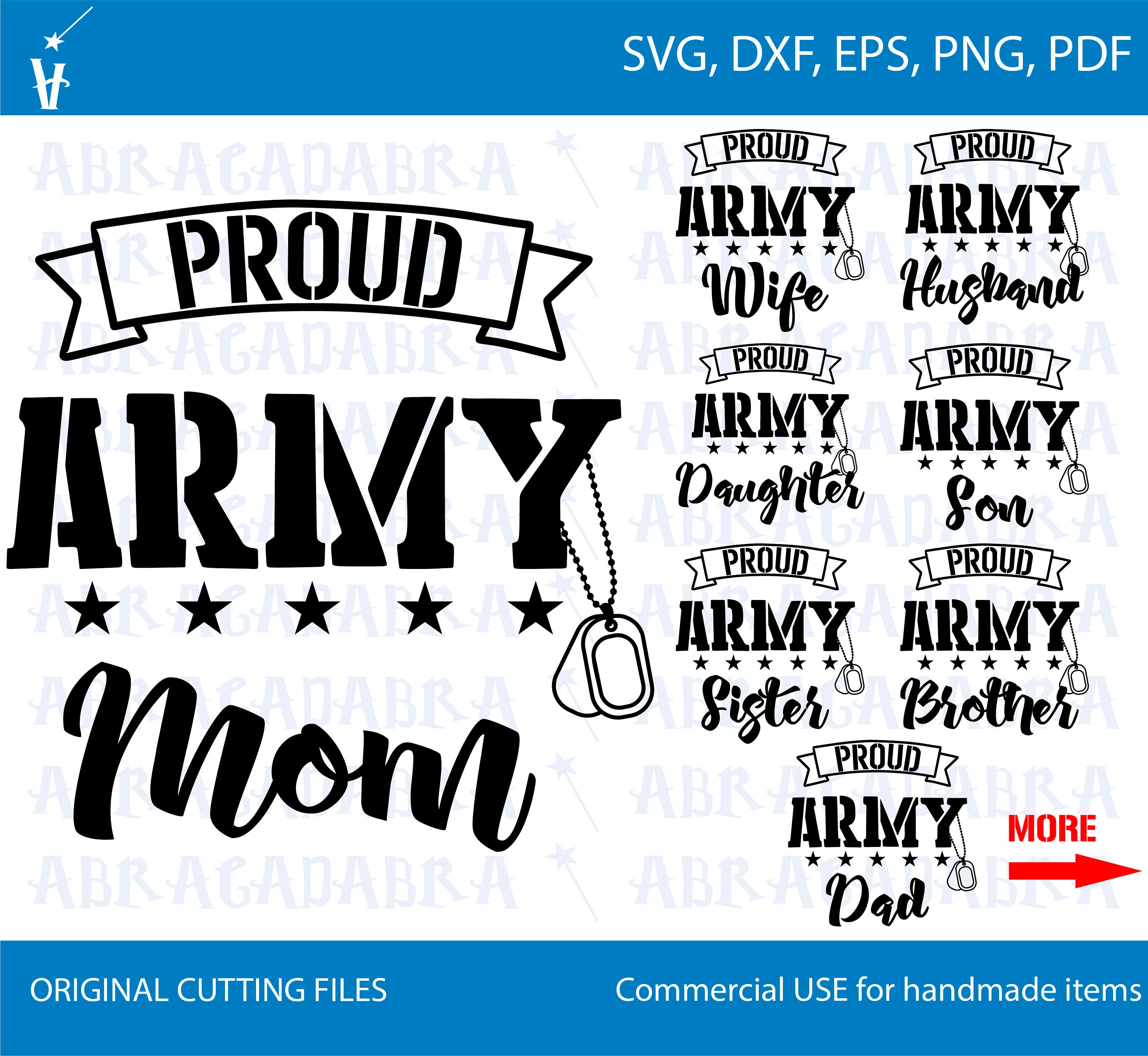 Download Proud Army Family Bundle Svg United States Army Svg Proud Etsy