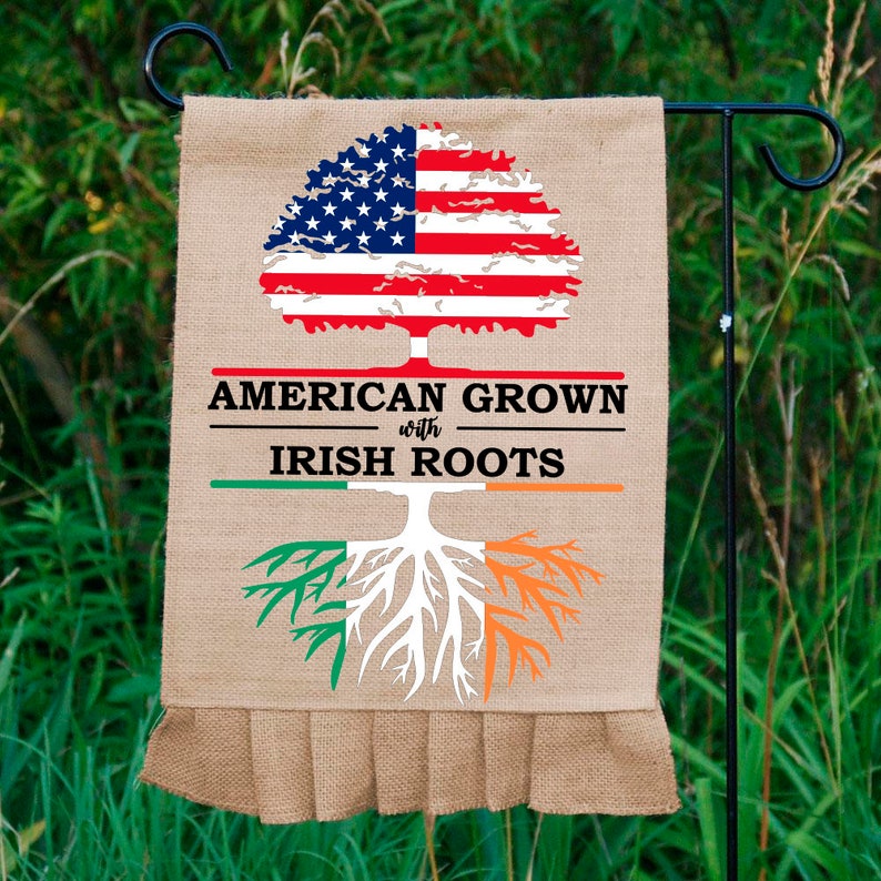 Download American Grown Irish Roots SVG American Flag SVG Irish ...