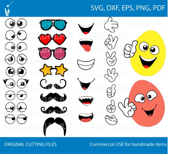 Download Emoji Maker Svg Cartoon Eyes Svg Cartoon Smile Svg Emoji Etsy