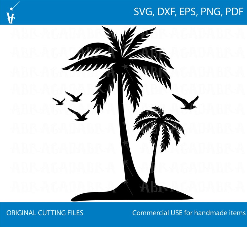 Palm tree svg Palm SVG File Palm Tree Vector file Tropical | Etsy
