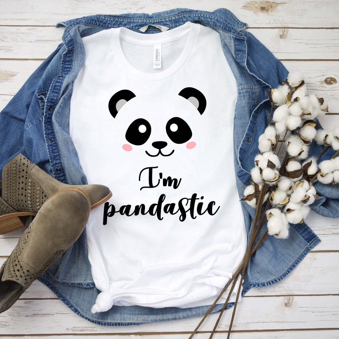 I'm pandastic panda svg eps png pdf Cut File svg | Etsy