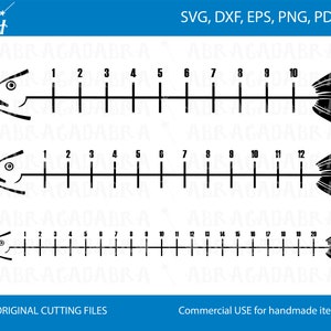 Download It Was This Big Fish Ruler Svg Png Jpeg Dxf Cut File Etsy