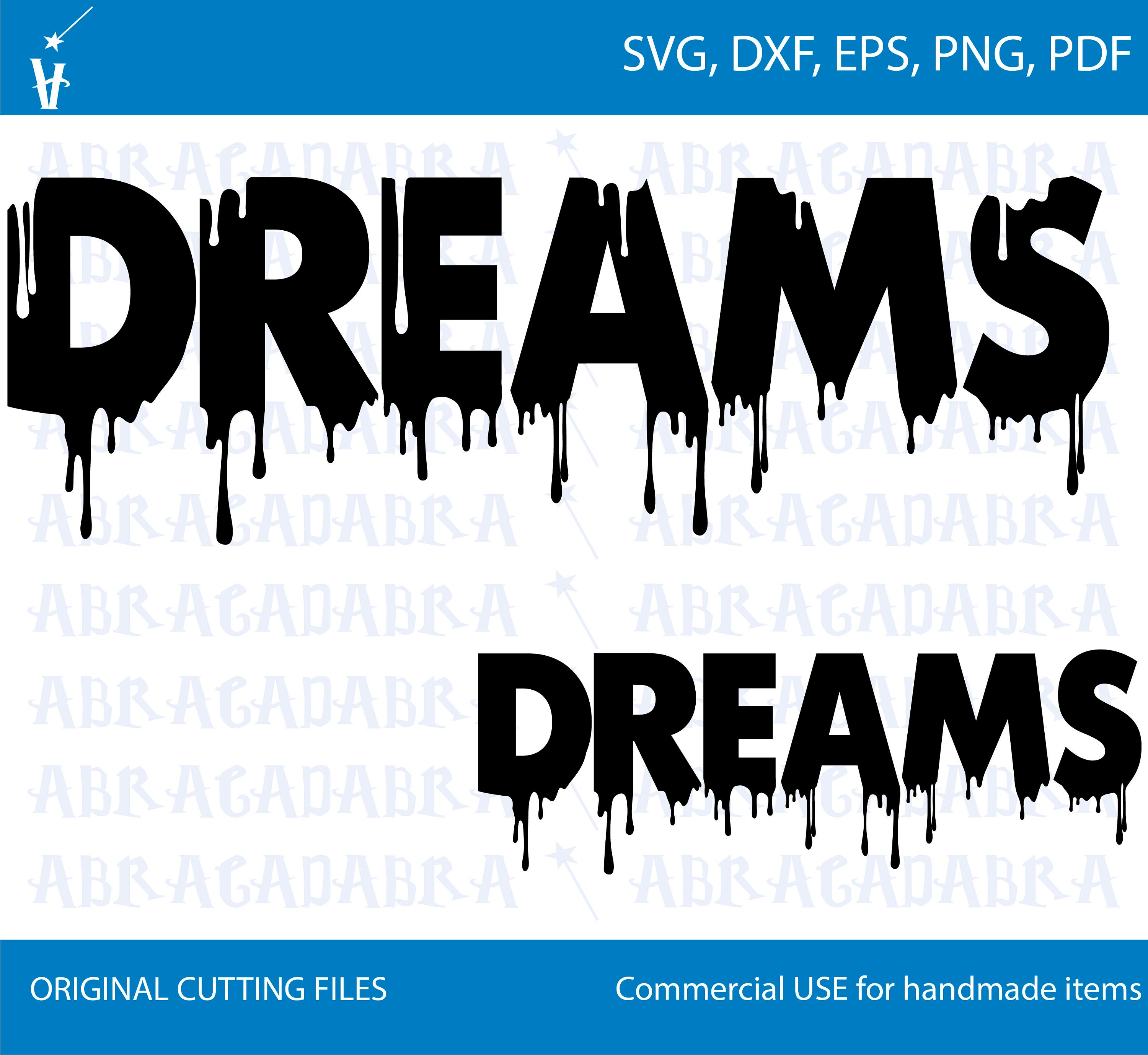 Download Dreams Svg Sweet Dreams Svg Dreams Word Phrase Dreams Etsy