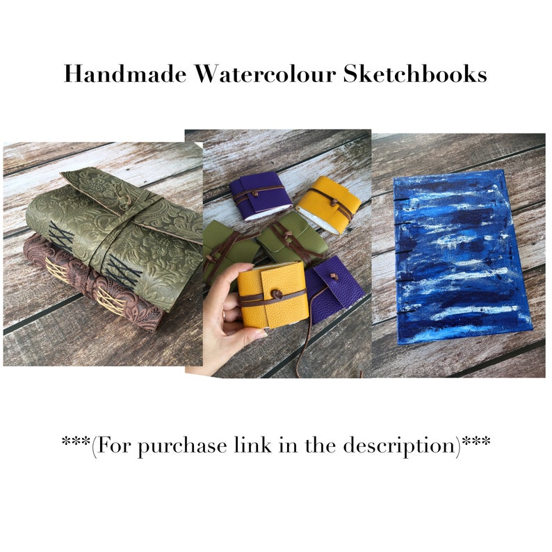 Handmade Watercolor Paints Set, Mica / Metallic Watercolors Make Your Own MYO Set Quarter Pans image 3