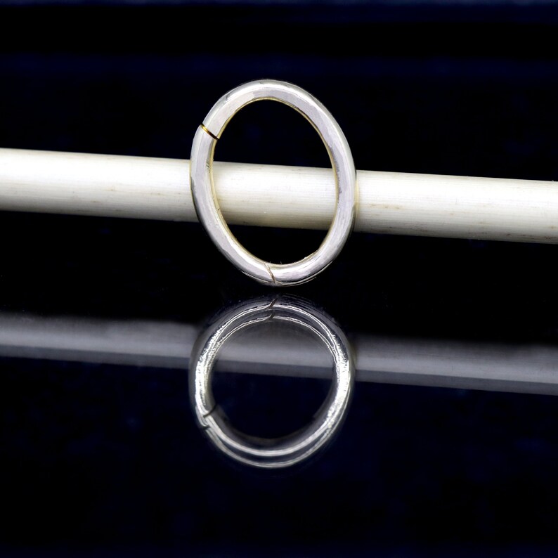 Beautiful 925 Silver Round Gold Plated Clasp Locks
