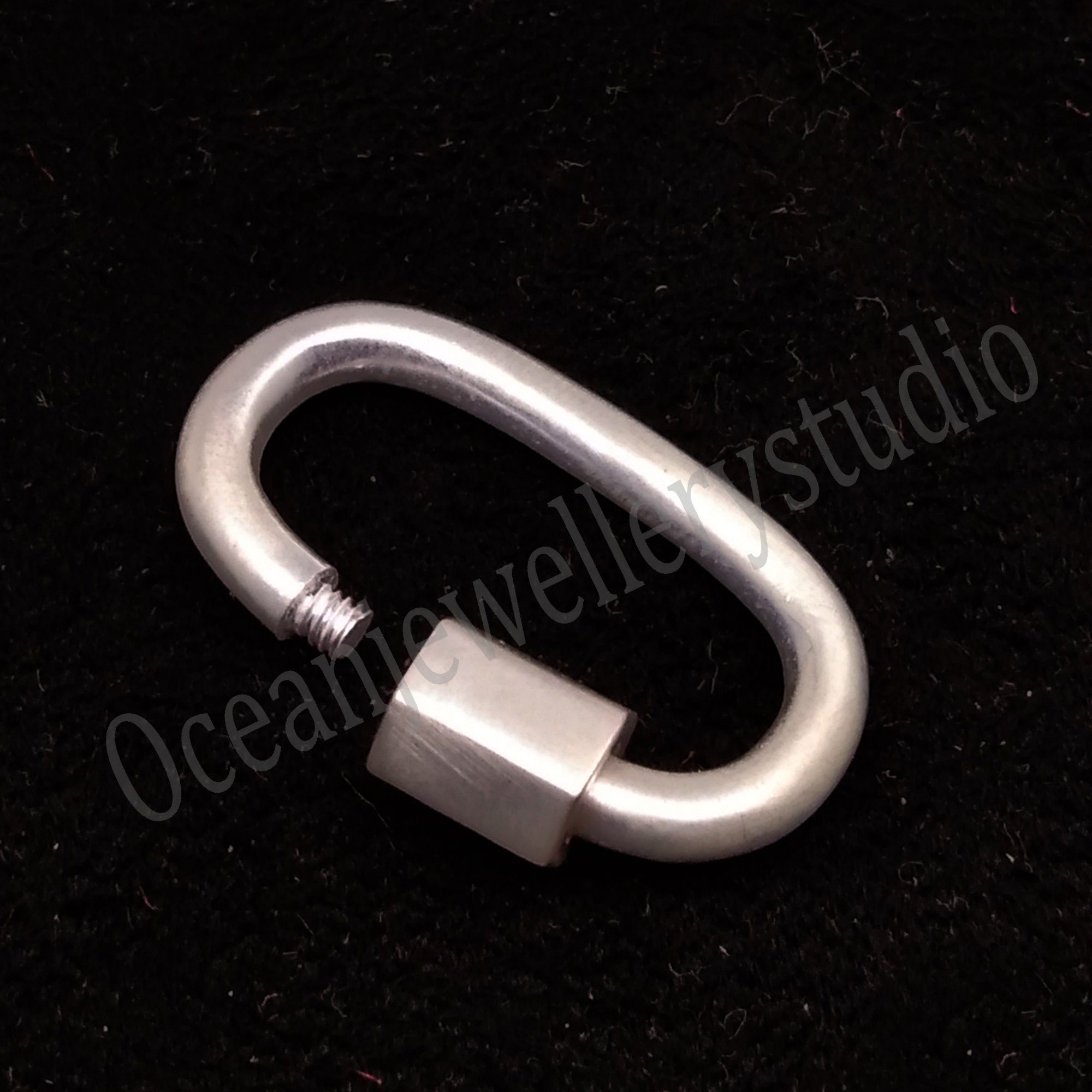 Beautiful 925 Silver Oval Shape Locks Carabinar Lock Jewelry Etsy