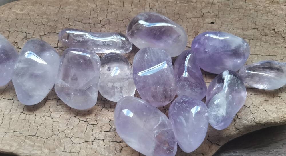 Pierre Roulé d'améthyste Du Brésil