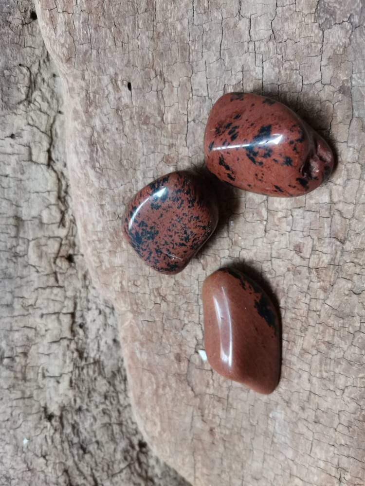 Pierre Naturelle Roulée Obsidienne Acajou