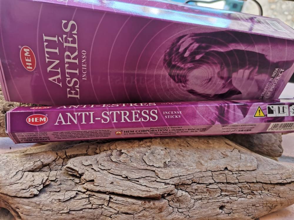 Encens Hem Anti Stress Boîte de 20 Bâtonnets