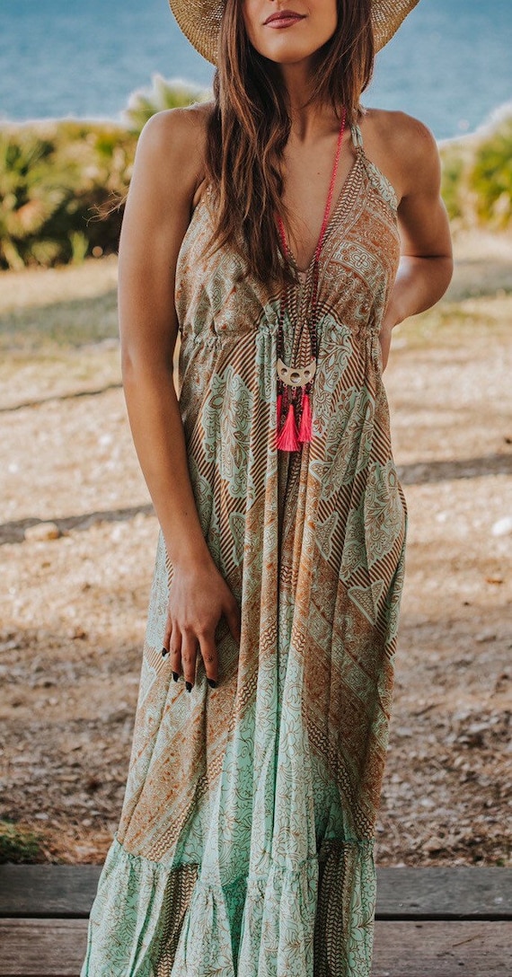 boho beach dress