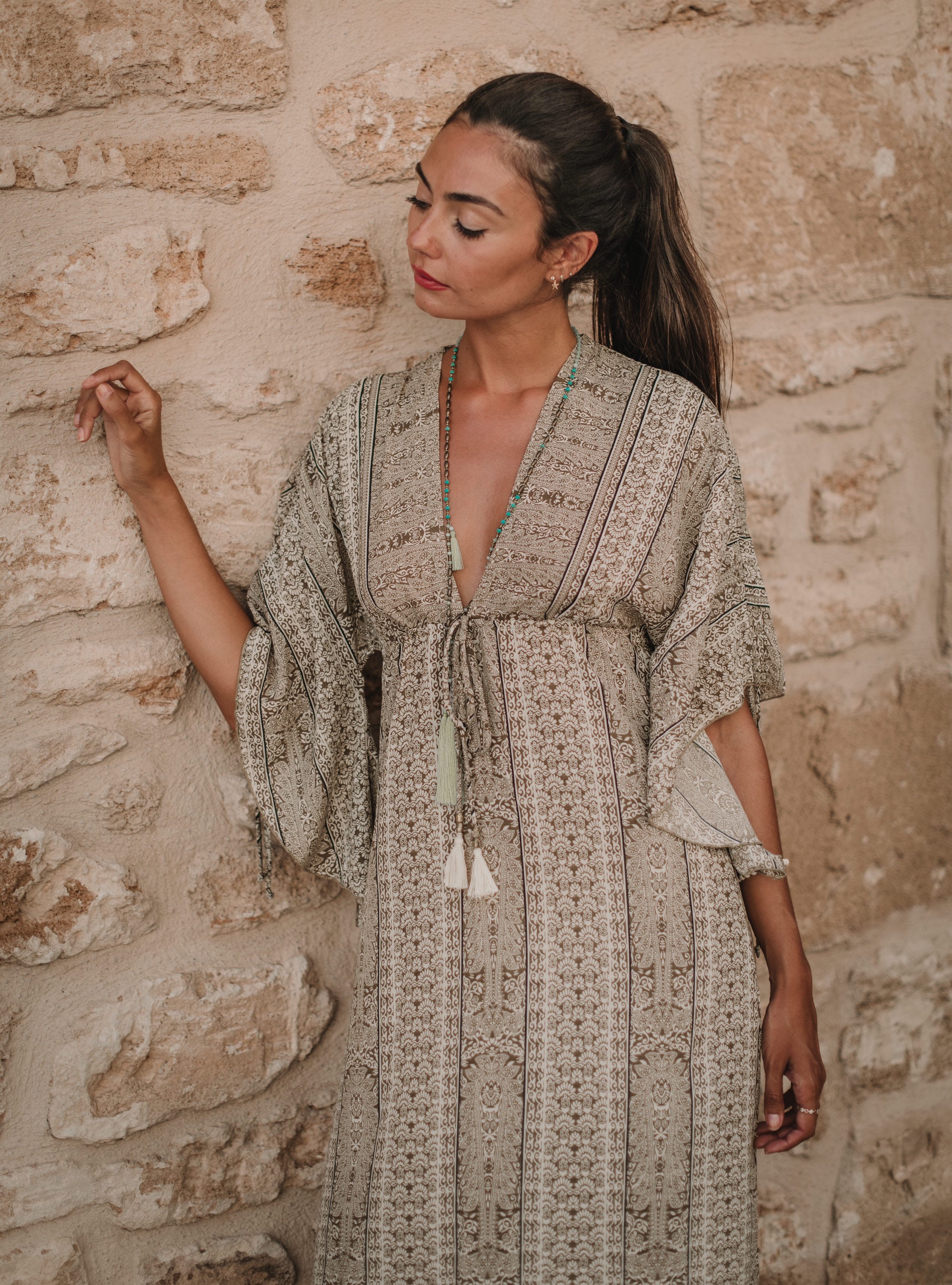 Christmas ISIS Boho Kaftan, Etsy Dress, Long Norway Wear, Dress, Dress, Resort DRESS, Gifts Gifts, Dress for - Caftan, Her, Vanilla Women