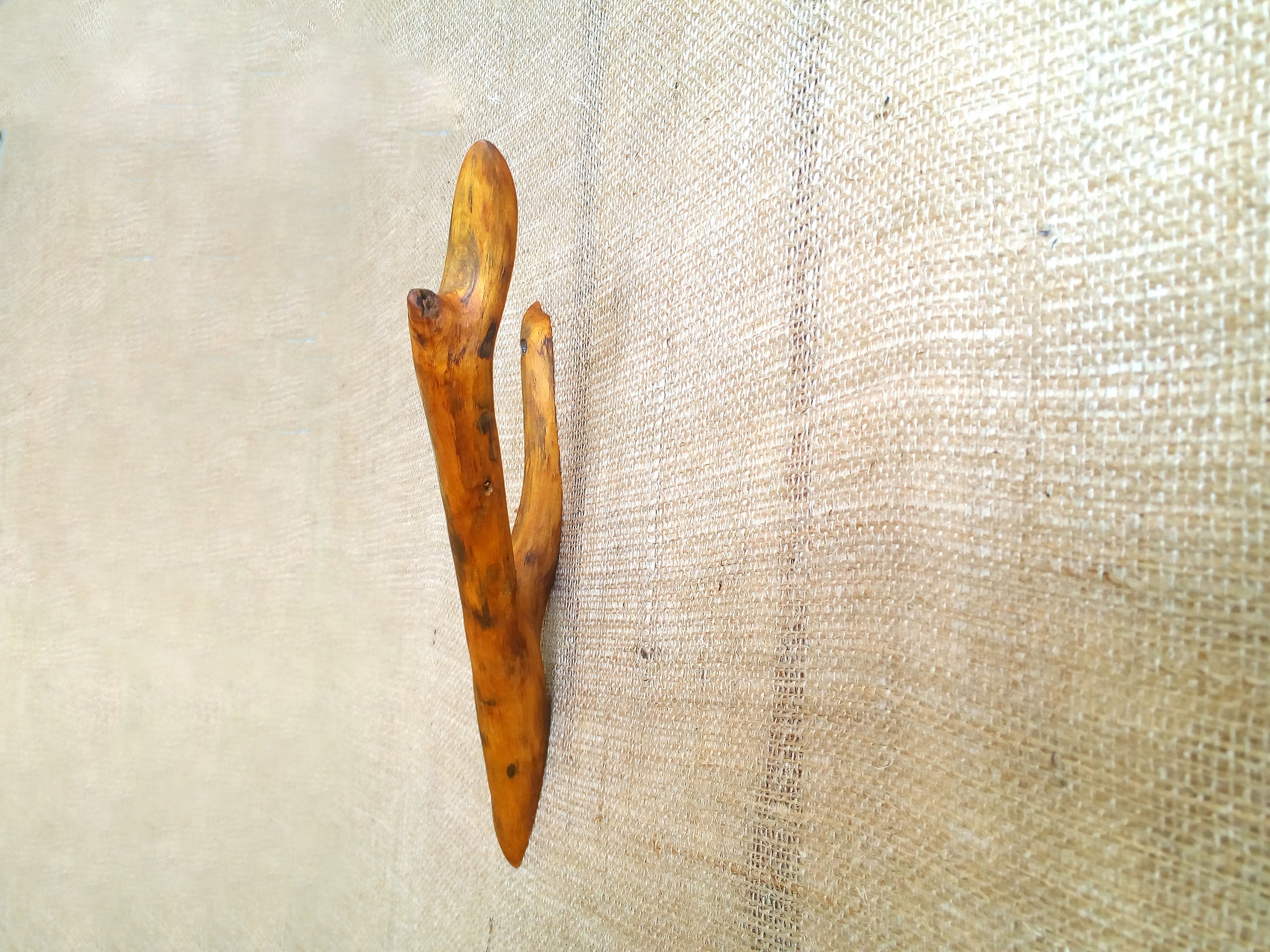 Wooden Wall Hook Hats Hook Primitive Wall Hook Rustic Towel Etsy