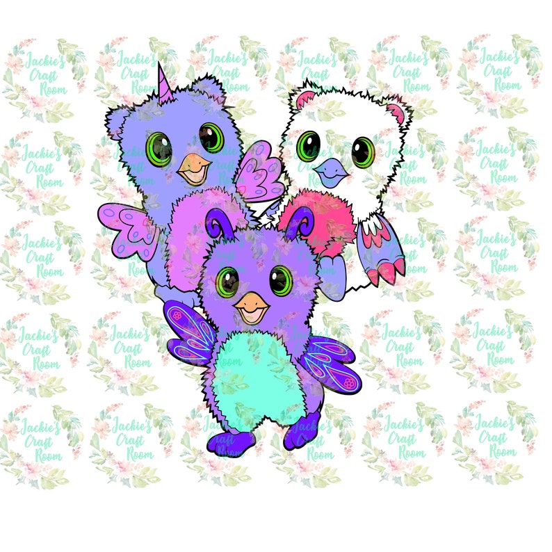 Hatchimals Burtle Owlicorn and Bearkeet SVG PDF JPEG Image - Etsy