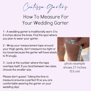 Garter Belt Blue Wedding Bridal Lace Mrs Ivory White Plus Size image 2
