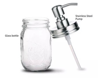 Jarware 82651 Soap Pump for Regular Mouth Mason Jars White Jarware 82651 Soap Pump for Regular Mouth Mason Jars White