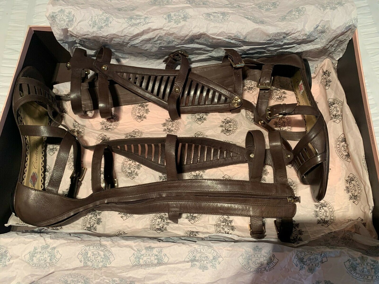 juicy couture gladiator sandals