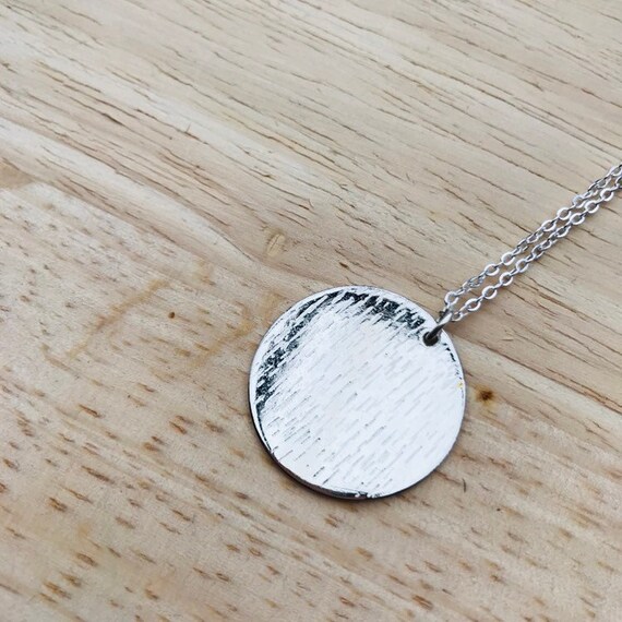 38 mm Jewels Obsession 14K White Gold Comb Pendant