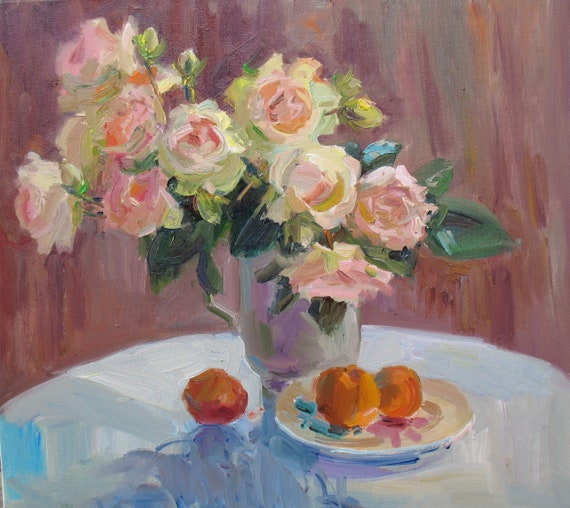 Still Life With Roses Rose Still Life Oil Paintings