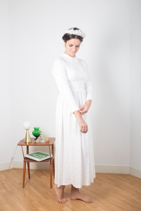 50's romantic wedding dress
