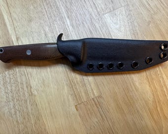 Custom Kydex Sheath for Bark River Gunny Hunter (Rampless Blade)