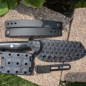 Bark River Taskmaster specialdesignad kydex-slida! ENDAST SLIDAN!!!