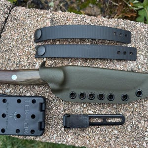Bark River ultra lite Field knife custom kydex sheath!!! ONLY SHEATH !!!