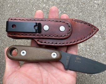 Esee Izula/Izula 2 Custom Leather Pocket Sheath