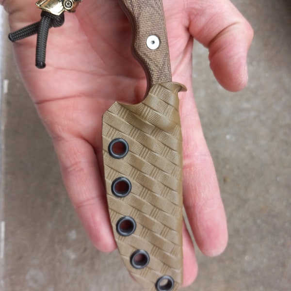 Tops mini scandi 2.5 custom kydex sheath