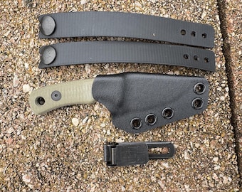 Knivar från Nuge Wicket (full flat grind) Specialdesignad Kydex-slida!! ENDAST SLIDAN!!!