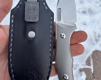Griffin Co. Scout 2.5, custom leather inside the pocket sheath! SHEATH Only!