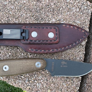 Esee Izula/Izula 2 custom Leder im Taschenmantel! NUR scheide !!!