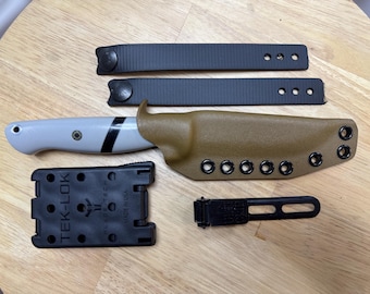 Bark River Gunny Scandi custom kydex sheath !!!