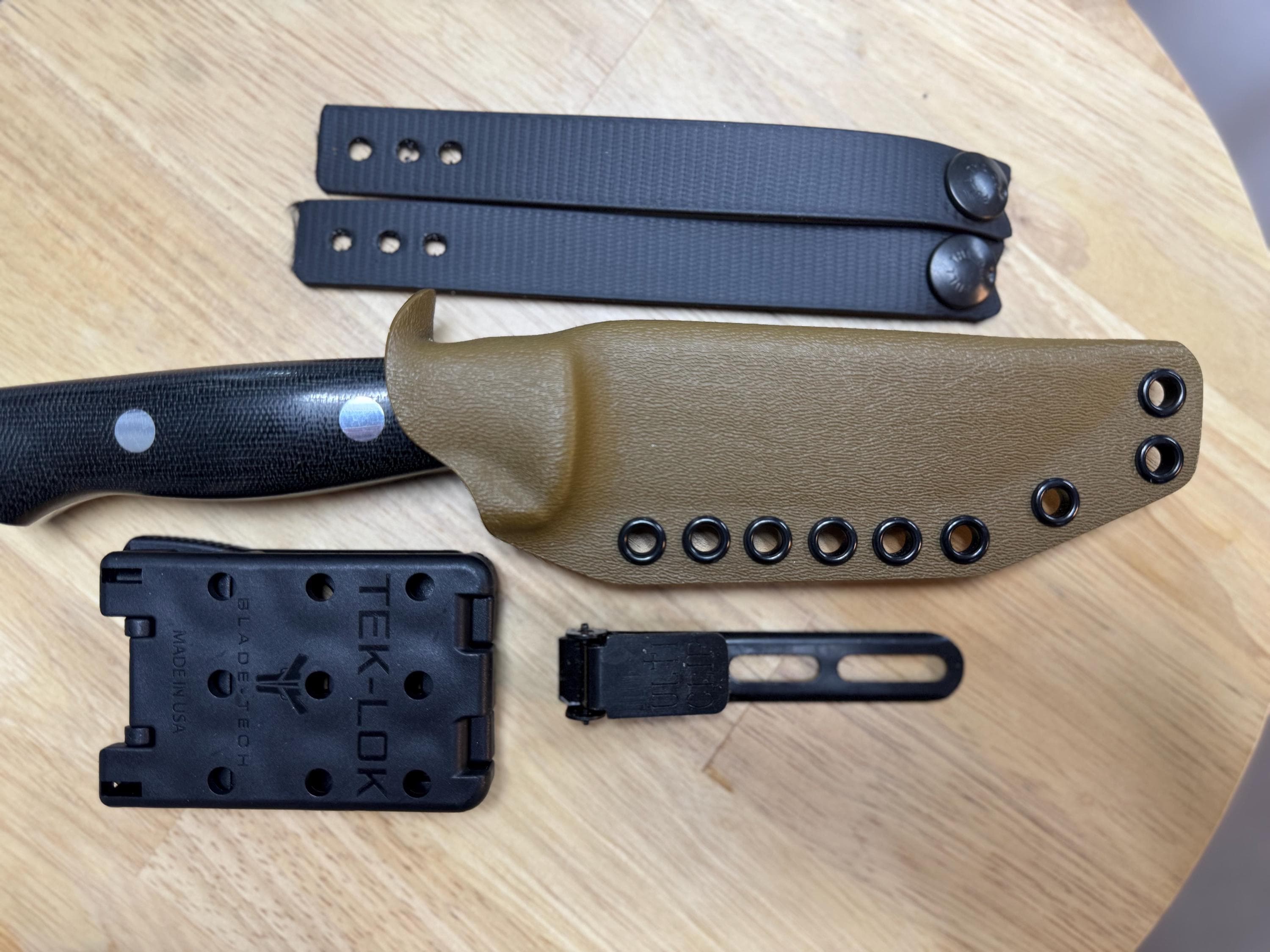 Bark River Bravo 1 Custom Kydex Sheath !!! Rampless!! - Etsy