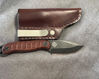 MSK -1 minikantad specialdesignad läderficka i läder!! Endast slida!!!