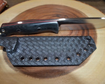 Gaine Kydex personnalisée pour lame Bark River Bravo 1,25 rampeless