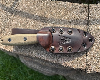 Esee RB3 Custom Läder över Kydex-slida !!! Endast slida! Ingen kniv ingår!