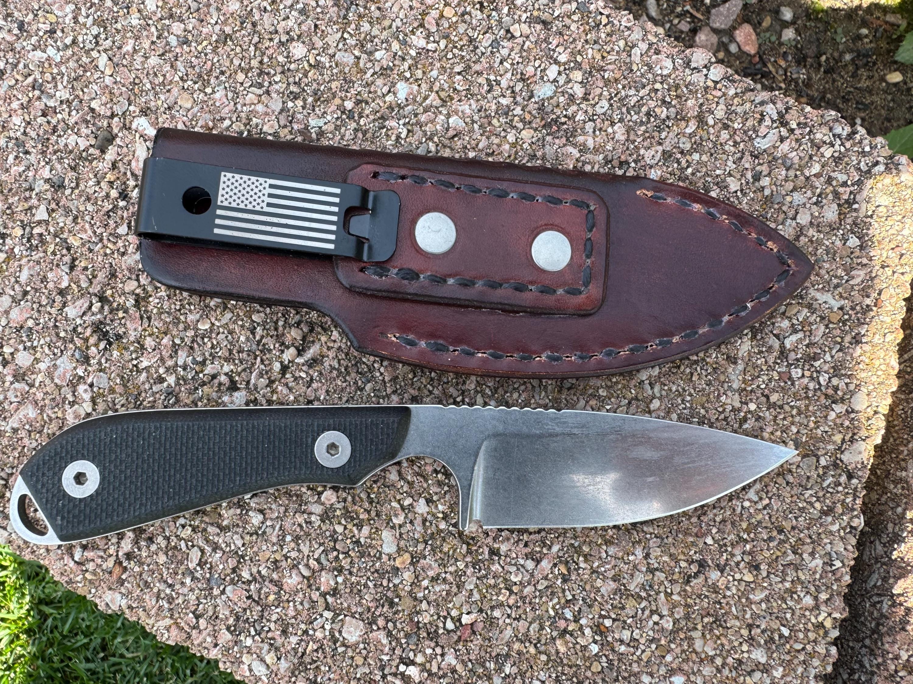 White River M1 Backpacker Custom Leather Inside the Pocket Sheath