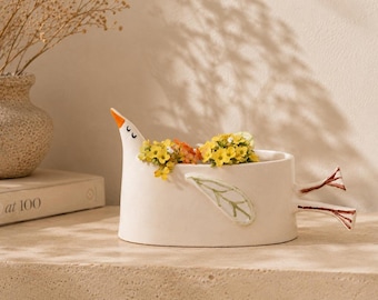 Ceramic Craft Guide: Bird Planter Slab Pottery PDF Download