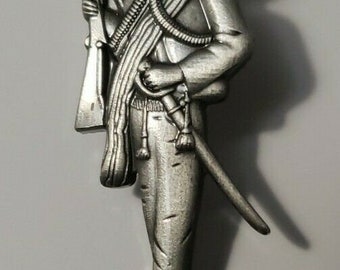 Three Dimensional  Emiliano Zapata Chicano Biker Mexican Lowrider Hat Vest Silver Badge Pin